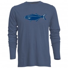 Classic Tee Shirt - Long Sleeve - Large Bluefish 