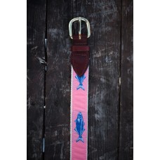 Leather Belt - Pink